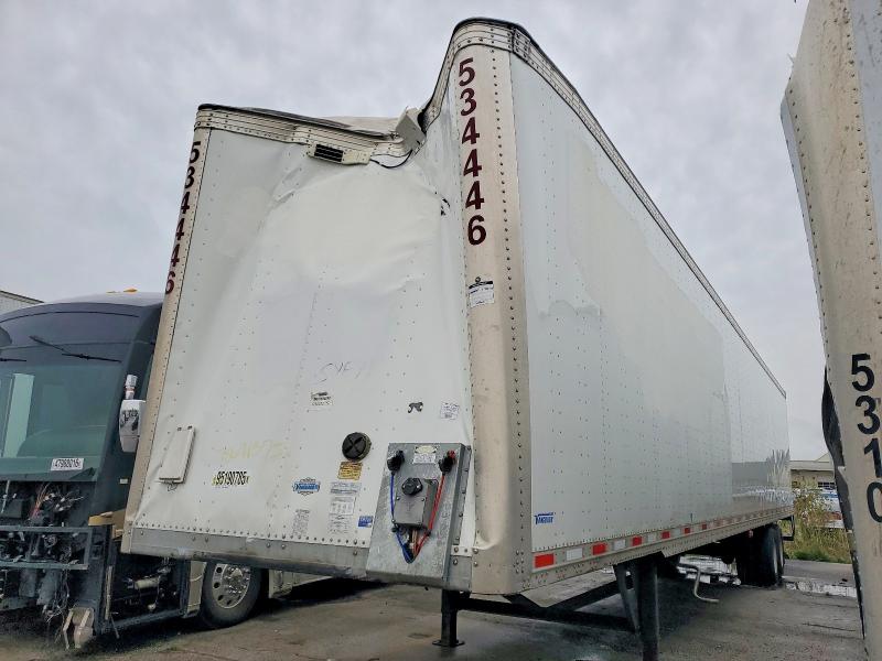 2024 Vanguard trailer Reefer VIN 5V8VA5322RM402750 COPART salvage auction — FRONT END, IN - BILL OF SALE - PARTS ONLY, sold $2,100 on 2026-07-20 (photo 2)