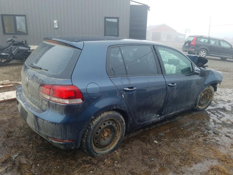 2013 Volkswagen Golf VIN WVWDA7AJ4DW125858 COPART salvage auction — FRONT END, Qc - Irrecuperable, sold $125 on 2026-07-14 (photo 3)