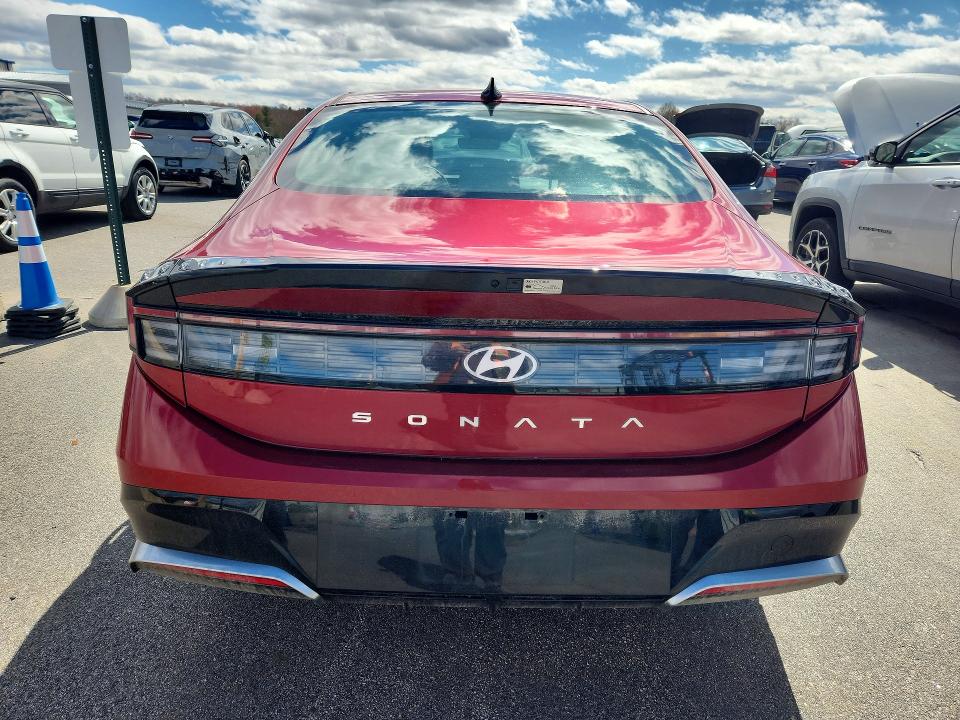 2025 Hyundai Sonata VIN KMHL64JA2SA486619 COPART salvage auction — FRONT END, Va - Cert Of Title - Salvage, sold $7,300 on 2026-07-06 (photo 6)