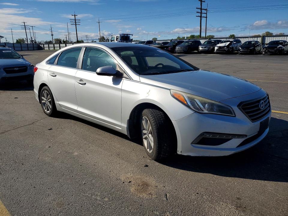 2015 Hyundai Sonata VIN 5NPE24AA0FH147462 COPART salvage auction — SIDE, ID - SALVAGE CERTIFICATE OF TITLE, sold $1,600 on 2026-07-09 (photo 4)
