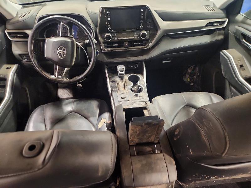 2021 Toyota Highlander VIN 5TDGZRBH2MS160508 COPART salvage auction — REAR END, IN - CERTIFICATE OF TITLE, sold $10,800 on 2026-07-09 (photo 8)