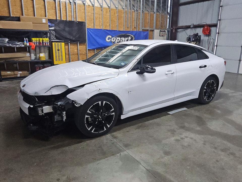 2021 Kia K5 VIN 5XXG64J28MG034079 COPART salvage auction — FRONT END, Tx - Certificate Of Title, sold $6,200 on 2026-07-30 (photo 1)