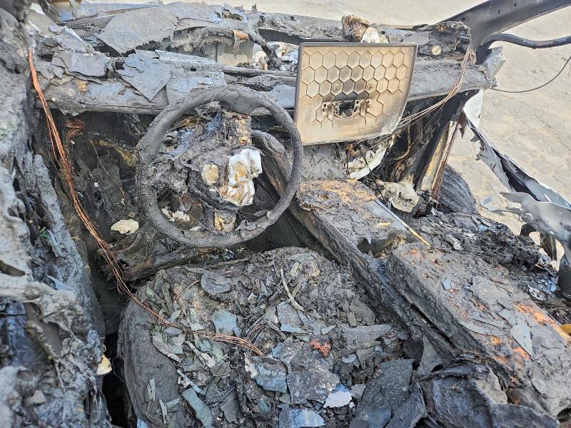 2022 Tesla Model y VIN 7SAYGDEF0NF462430 COPART salvage auction — BURN, Ga - Bill Of Sale - Parts Only, sold $3,100 on 2026-07-02 (photo 8)