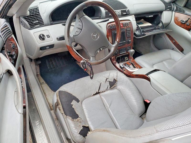 2002 Mercedes-benz Cl-class VIN WDBPJ75J72A020814 COPART salvage auction — NORMAL WEAR, In - Certificate Of Title, sold $625 on 2026-07-07 (photo 8)