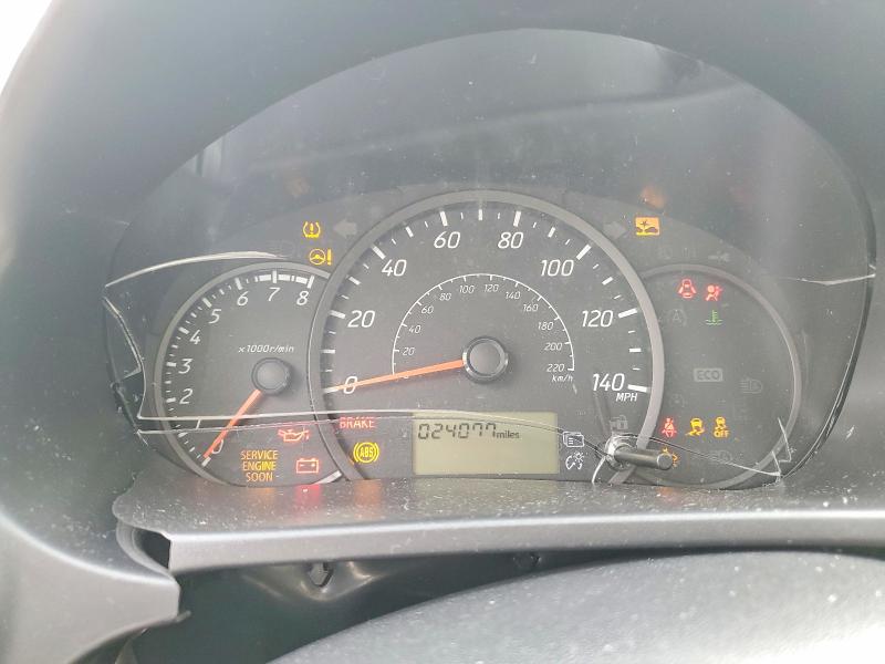 2024 Mitsubishi Mirage VIN ML32AUHJ4RH017038 COPART salvage auction — FRONT END, Fl - Certificate Of Destruction, sold $1,800 on 2026-07-30 (photo 9)