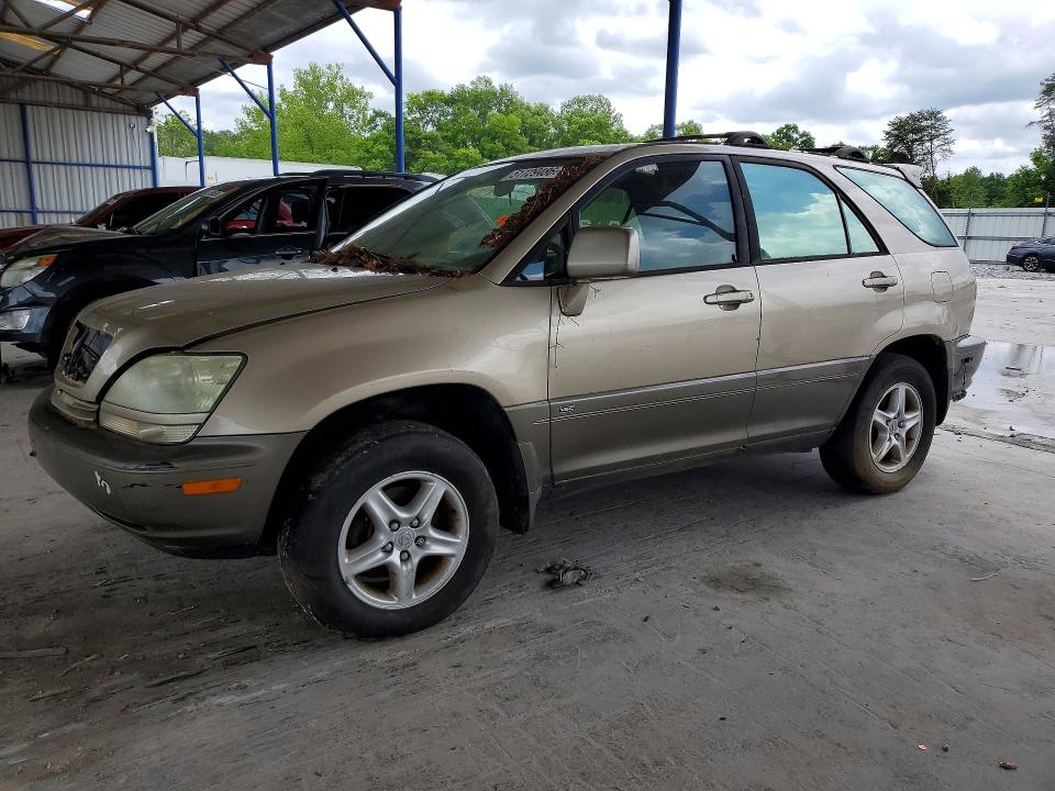 2002 Lexs Rx300 VIN JTJHF10U620251602 COPART salvage auction — FRONT END, CT, sold $450 on 2026-07-16 (photo 1)