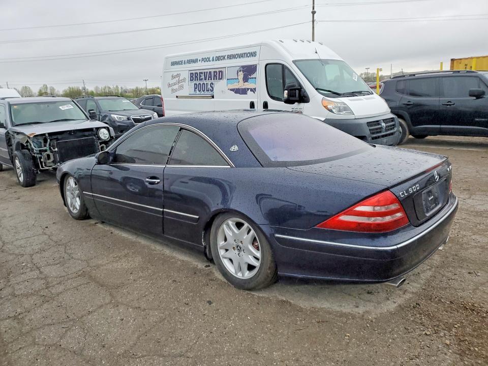 2002 Mercedes-benz Cl-class VIN WDBPJ75J72A020814 COPART salvage auction — NORMAL WEAR, In - Certificate Of Title, sold $625 on 2026-07-07 (photo 2)