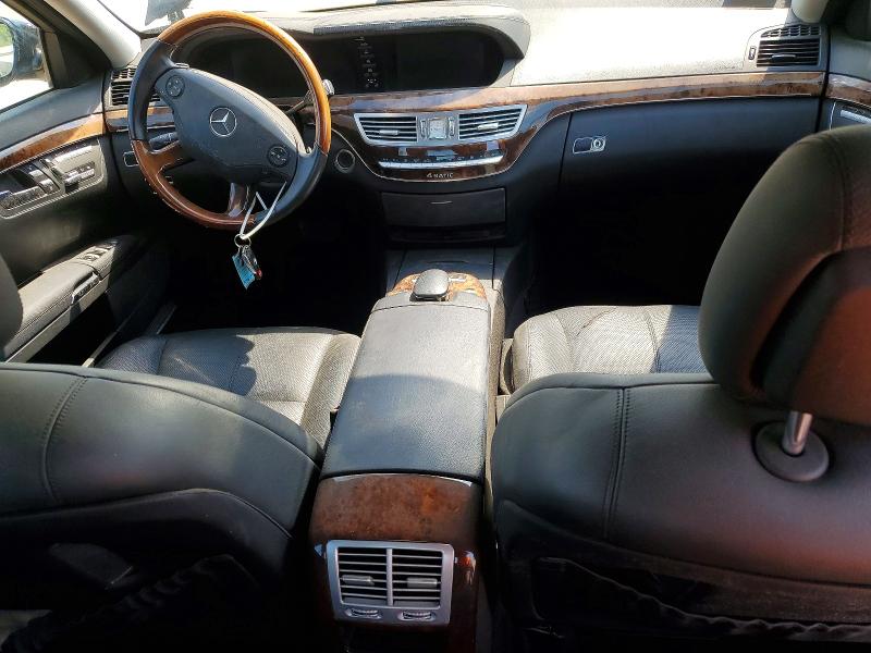 2009 Mercedes-benz S class VIN WDDNG86X99A240892 COPART salvage auction — MINOR DENT/SCRATCHES, SC - CERTIFICATE OF TITLE, sold $1,250 on 2026-08-19 (photo 8)
