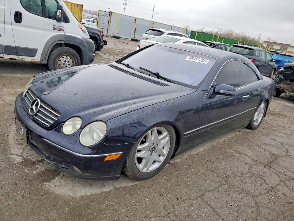 2002 Mercedes-benz Cl-class VIN WDBPJ75J72A020814 — COPART salvage auction photo