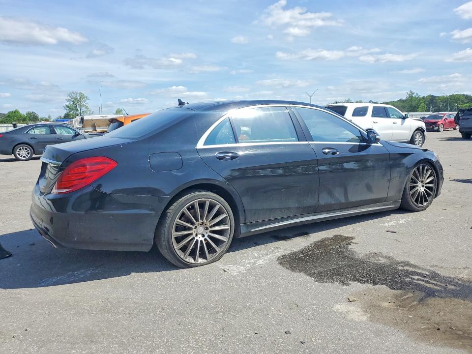 2014 Mercedes-benz S class VIN WDDUG8CB1EA030544 COPART salvage auction — UNDERCARRIAGE, Nc - Dealer Only Clean Title (P), sold $6,400 on 2026-07-09 (photo 3)