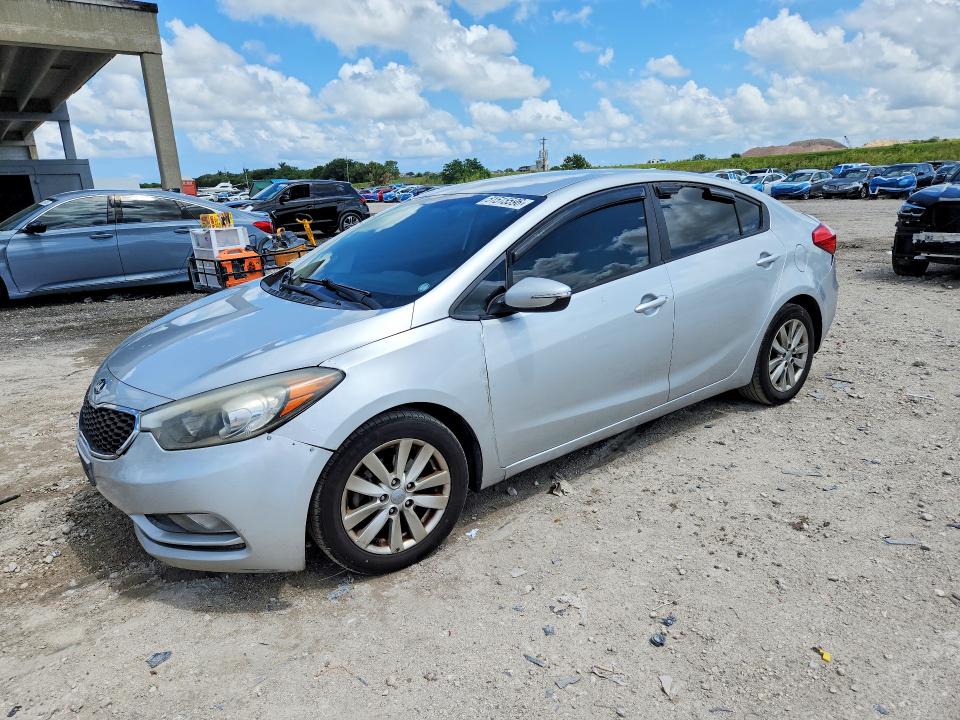 2016 Kia Forte VIN KNAFX4A64G5455735 COPART salvage auction — REAR END, Fl - Certificate Of Title (P), sold $600 on 2026-07-04 (photo 1)