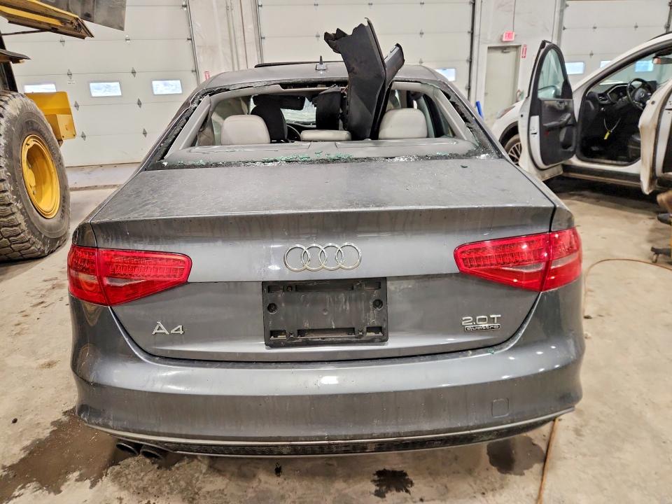 2015 Audi A4 VIN WAUBFAFL1FN023214 COPART salvage auction — ROLLOVER, Vt - Cert Of Title-Salvage Vehicle, sold $275 on 2026-07-20 (photo 6)