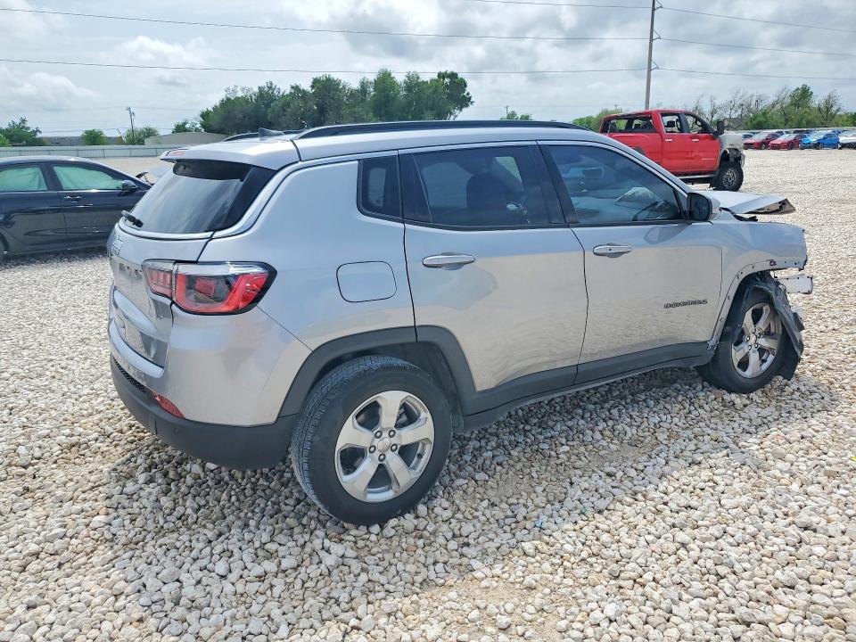 2019 Jeep Compass VIN 3C4NJCBB6KT801220 COPART salvage auction — FRONT END, Tx - Salvage Vehicle Title, sold $1,600 on 2026-07-09 (photo 3)