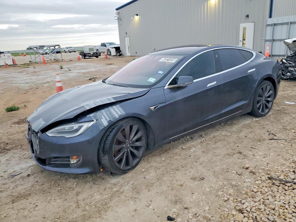 2017 Tesla Model s VIN 5YJSA1E23HF195773 COPART salvage auction — FRONT END, TX - CERTIFICATE OF TITLE, sold $200 on 2026-07-30 (photo 1)