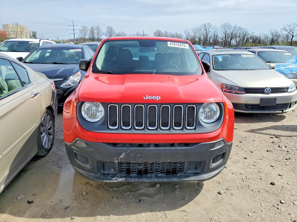 2015 Jeep Renegade VIN ZACCJAAHXFPC08233 COPART salvage auction — MECHANICAL, Oh - Certificate Of Title, sold $1,400 on 2026-07-07 (photo 5)
