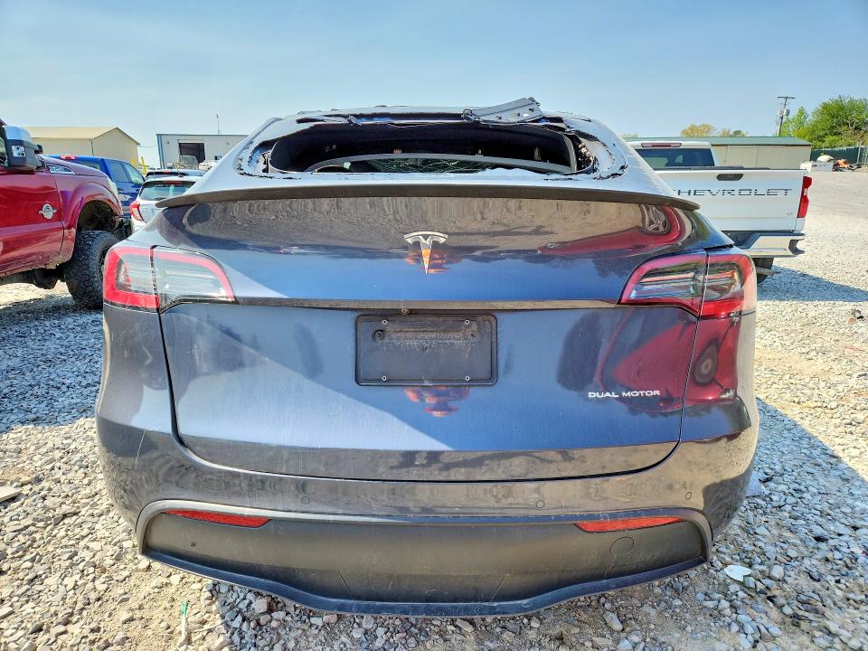 2021 Tesla Model y VIN 5YJYGDEE9MF077368 COPART salvage auction — ALL OVER, Tn - Cert Of Title-Rebuilt Vehicle (P), sold $3,500 on 2026-07-28 (photo 6)