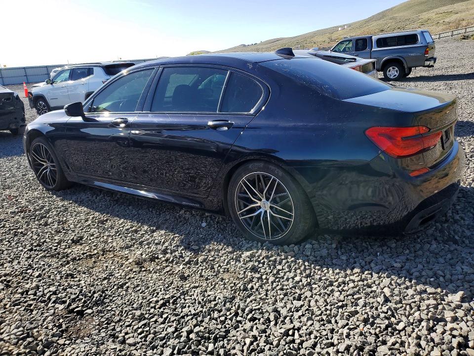 2017 BMW 7 series VIN WBA7F0C33HGM22122 COPART salvage auction — MINOR DENT/SCRATCHES, Ca - Certificate Of Title, sold $6,400 on 2026-07-02 (photo 2)