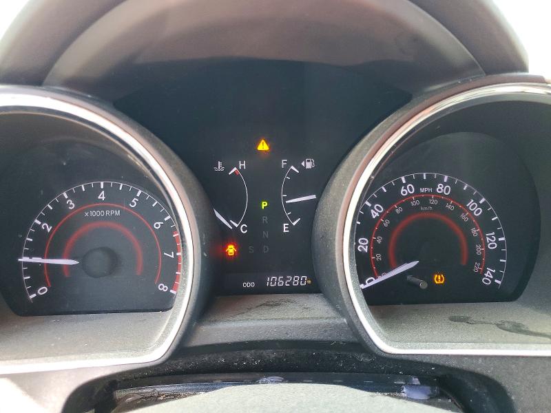 2013 Toyota Highlander VIN 5TDZK3EH2DS136957 COPART salvage auction — FRONT END, Nc - Salvage Certificate Of Title, sold $5,100 on 2026-07-08 (photo 9)
