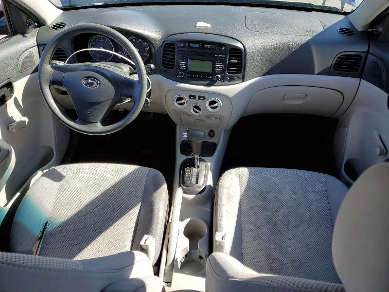 2011 Hyun Accent 2d VIN KMHCN4AC3BU604907 COPART salvage auction — FRONT END, CA - SALVAGE CERTIFICATE, sold $350 on 2026-07-16 (photo 8)