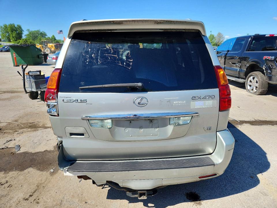 2005 Lexus Gx VIN JTJBT20XX50077410 COPART salvage auction — FRONT END, Id - Salvage Certificate Of Title, sold $1,900 on 2026-07-31 (photo 6)