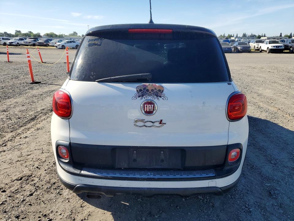 2017 Fiat 500 VIN ZFBCFADH6HZ039073 COPART salvage auction — FRONT END, Ca - Dis/Dlr/Exp Only Clean Title, sold $925 on 2026-07-07 (photo 6)