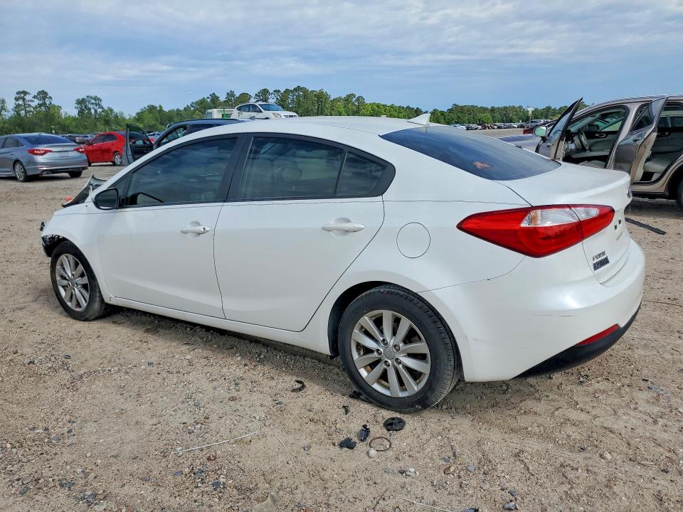2014 Kia Forte VIN KNAFX4A65E5059861 COPART salvage auction — FRONT END, Tx - Salvage Vehicle Title (P), sold $1,500 on 2026-07-28 (photo 2)