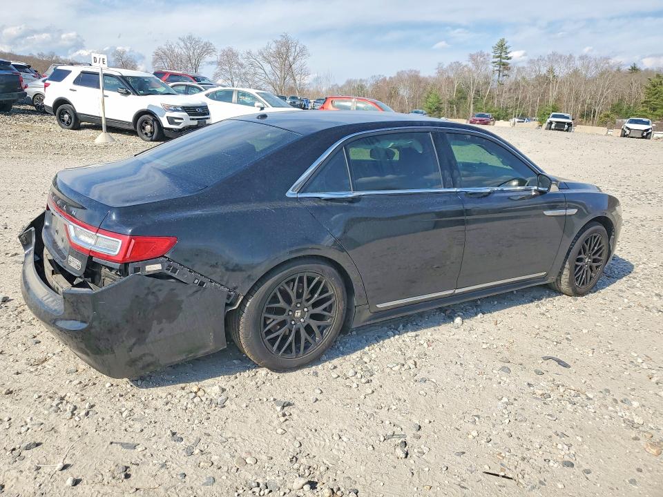 2017 Lincoln townhouse Continentl VIN 1LN6L9HK0H5612219 COPART salvage auction — REAR END, MA - CERT OF TITLE-FLOOD SALVAGE, sold $525 on 2026-07-08 (photo 3)