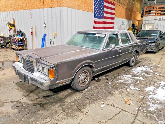 1989 Lincoln townhouse Towncar VIN 1LNBM81F6KY799832 COPART salvage auction — FRONT END, AK - BILL OF SALE- SALVAGE, sold $20 on 2026-07-28 (photo 1)