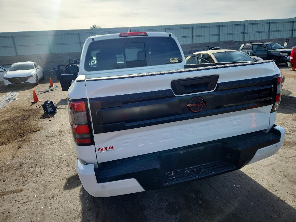2025 Nissan Frontier VIN 1N6ED1EK5SN625426 COPART salvage auction — FRONT END, NM - CERT OF TITLE-SALVAGE, sold $13,400 on 2026-07-09 (photo 6)