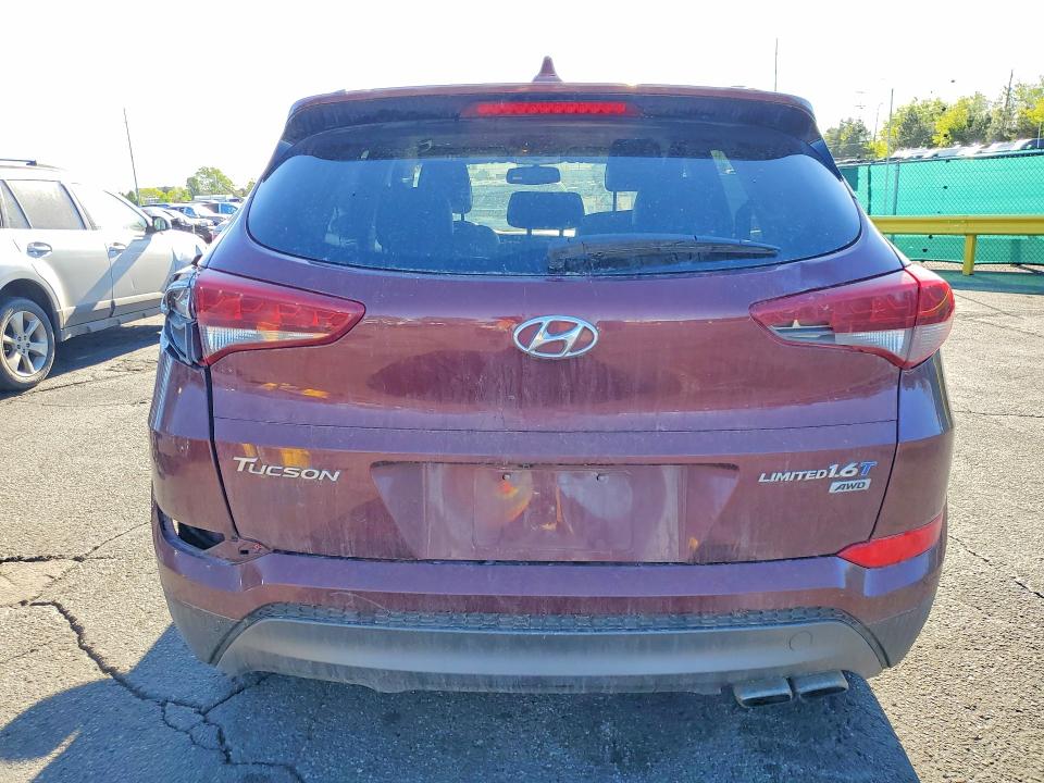 2016 Hyundai Tucson VIN KM8J3CA22GU043718 COPART salvage auction — REAR END, Co - Dis/Dlr/Exp Only Clean Title, sold $2,200 on 2026-07-21 (photo 6)
