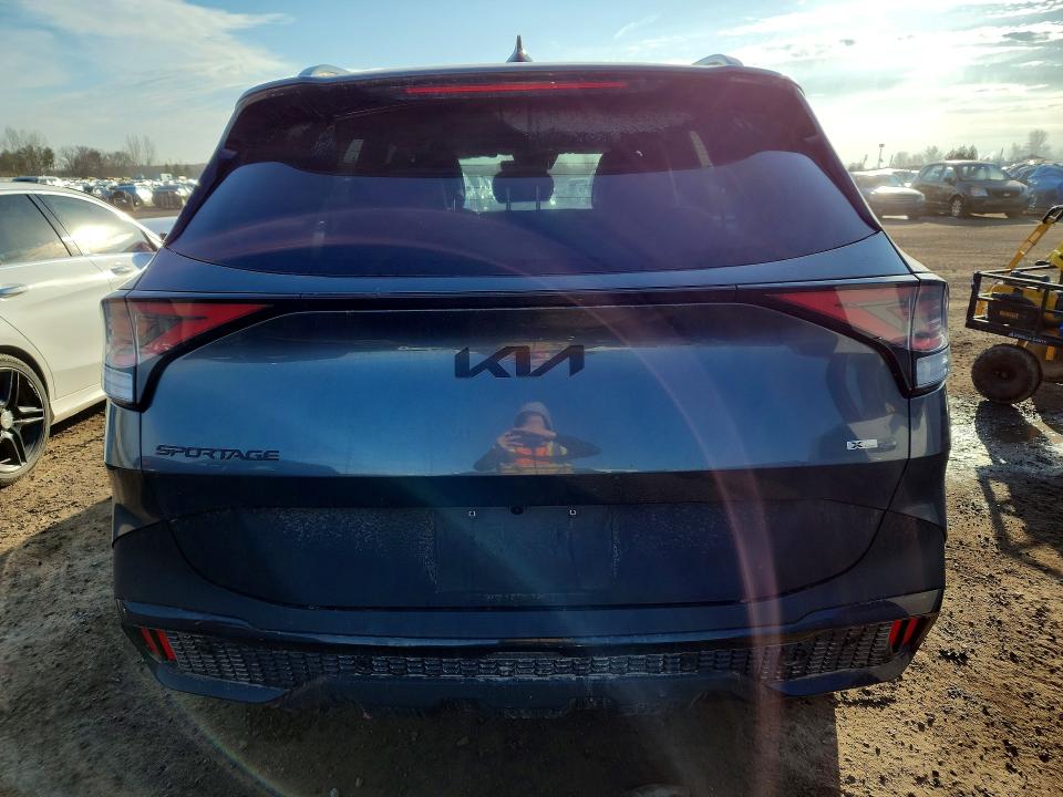 2025 Kia Sportage VIN KNDPXCDF4S7414421 COPART salvage auction — FRONT END, On - Permit Salvage, sold $11,300 on 2026-07-09 (photo 6)