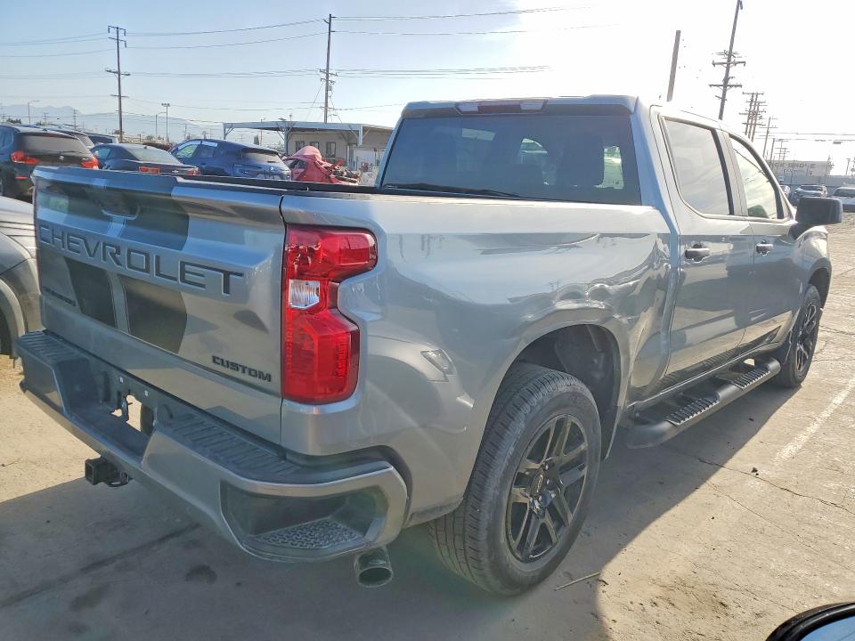 2024 Chevrolet Silverado VIN 1GCPABEK9RZ298719 COPART salvage auction — SIDE, Ca - Salvage Certificate, sold $18,200 on 2026-08-31 (photo 3)