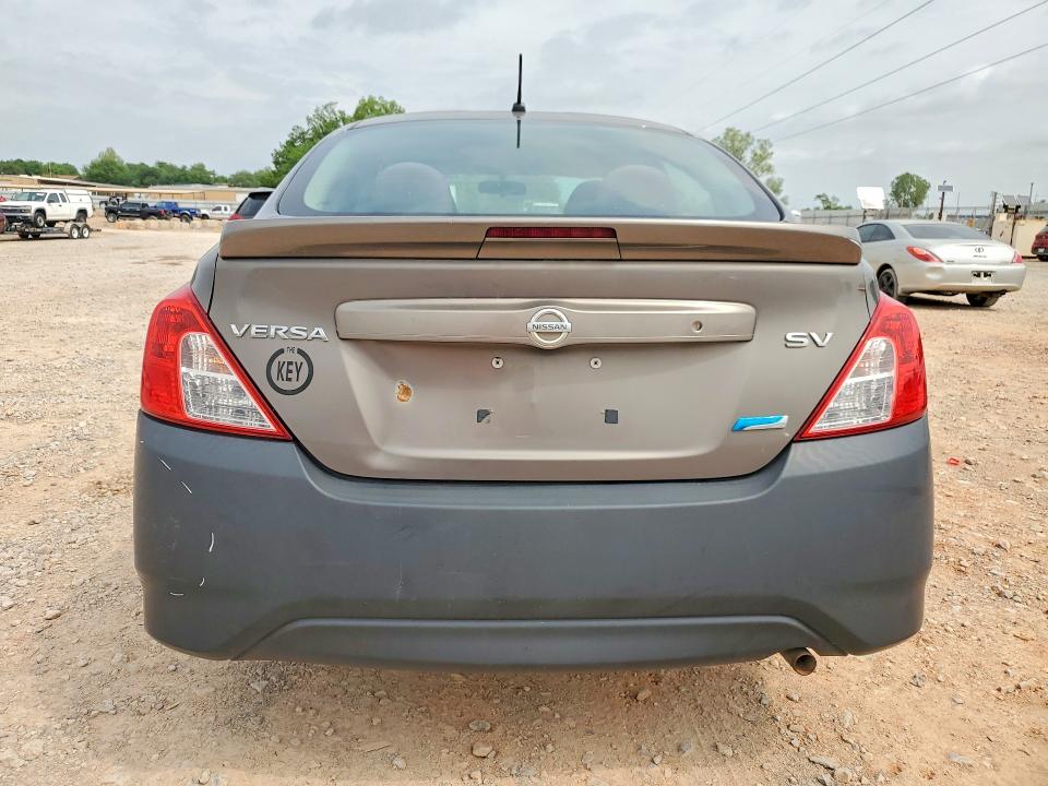 2015 Nissan Versa VIN 3N1CN7AP7FL827317 COPART salvage auction — REAR END, Ok - Cert Of Title-Rebuilt (P), sold $300 on 2026-07-02 (photo 6)