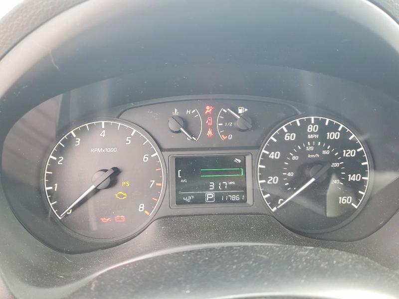 2016 Niss Sentra VIN 3N1AB7AP9GY313392 COPART salvage auction — FRONT END, ID - SALVAGE CERTIFICATE OF TITLE, sold $875 on 2026-07-09 (photo 9)