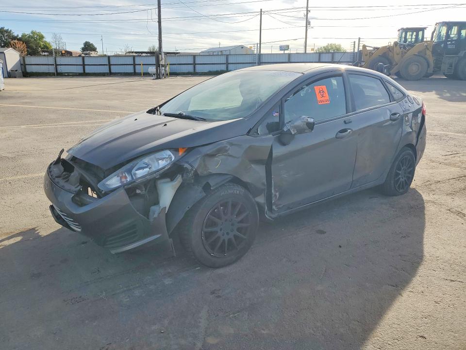 2019 Ford Fiesta VIN 3FADP4BJ4KM163783 COPART salvage auction — FRONT END, ID - SALVAGE CERTIFICATE OF TITLE, sold $125 on 2026-07-09 (photo 1)