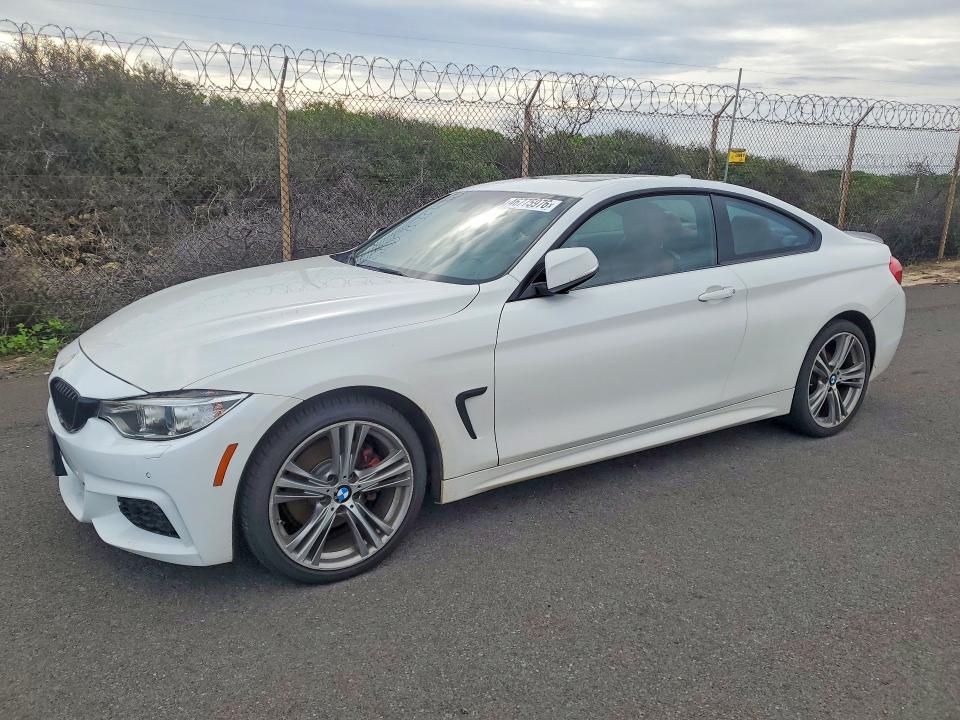 2015 BMW 428 xi VIN WBA3N5C52FK198352 COPART salvage auction — WATER/FLOOD, Hi - Certificate Of Salvage, sold $2,100 on 2026-07-20 (photo 1)