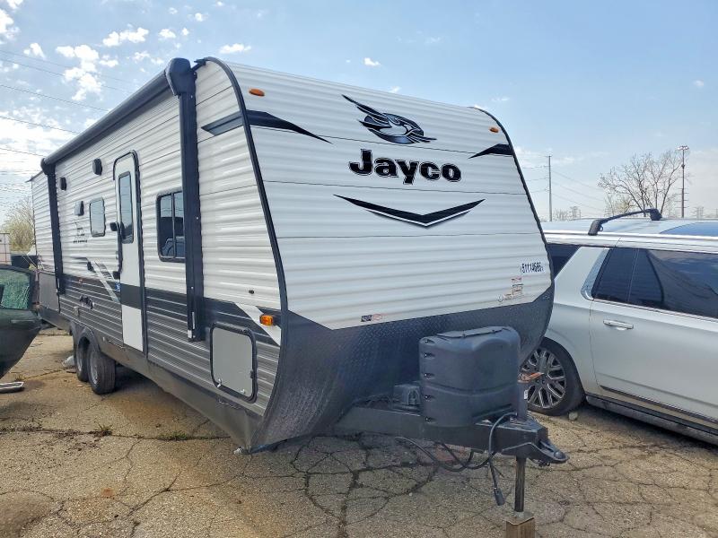 2022 Jayco jay Jay flight VIN 1UJBJ0BP0N17W0673 COPART salvage auction — SIDE, MI - CERT OF TITLE-REBUILT SALVAGE, sold $3,500 on 2026-07-24 (photo 1)