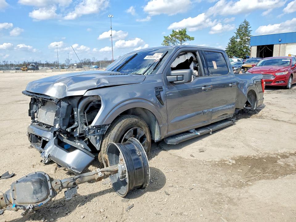 2022 Ford F150 VIN 1FTFW1E88NFB16175 COPART salvage auction — ROLLOVER, Mi - Certificate Of Title, sold $9,700 on 2026-07-10 (photo 1)