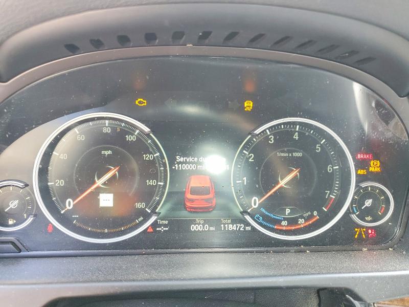 2015 BMW X6 VIN 5UXKU6C5XF0F94310 COPART salvage auction — FRONT END, WV - CERTIFICATE OF TITLE, sold $6,700 on 2026-07-02 (photo 9)
