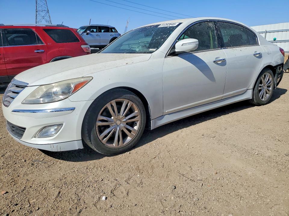 2012 Hyundai Genesis VIN KMHGC4DD3CU151501 COPART salvage auction — REAR END, Ca - Dis/Dlr/Exp Only Clean Title, sold $500 on 2026-07-20 (photo 1)