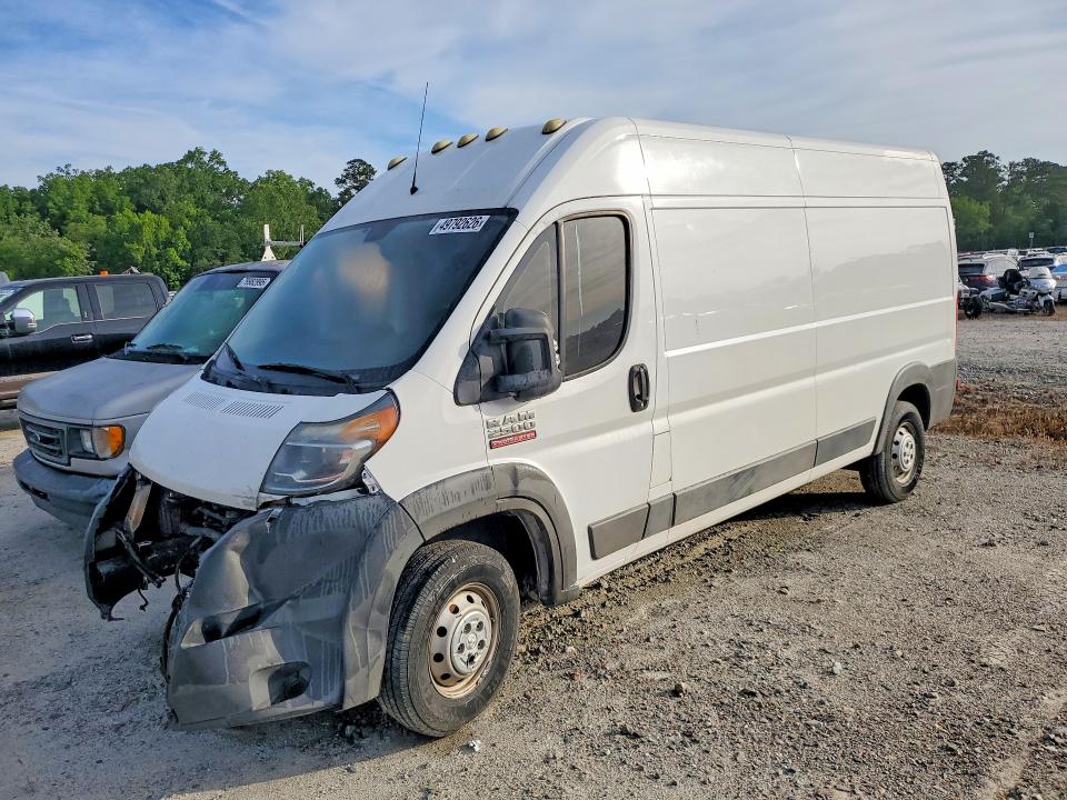 2017 Ram Promaster VIN 3C6TRVDG5HE527159 COPART salvage auction — FRONT END, Fl - Cert Of Title-Rebuildable Slvg, sold $3,291 on 2026-07-09 (photo 1)