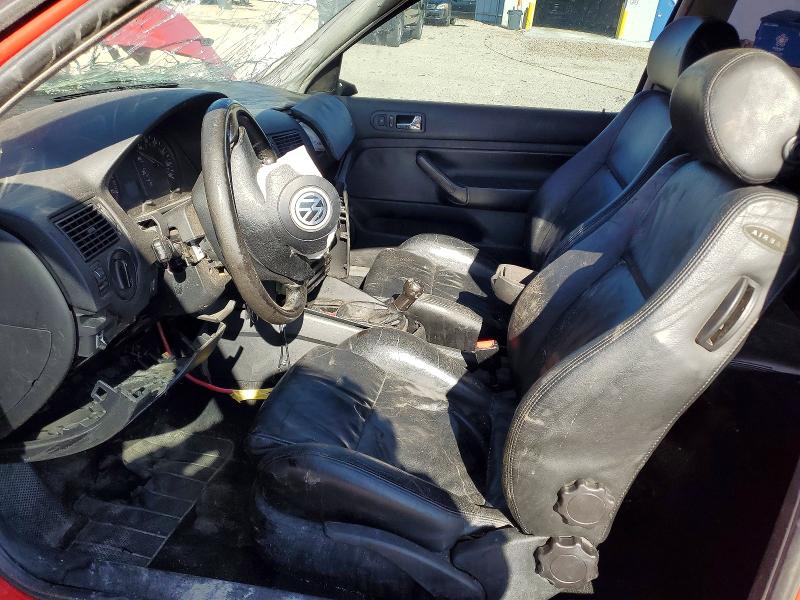 2000 Volkswagen Gti VIN WVWDE21J8YW216550 COPART salvage auction — FRONT END, Ia - Salvage W/Salvage History, sold $100 on 2026-08-05 (photo 7)