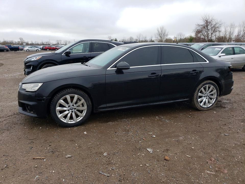 2018 Audi A4 VIN WAUNNAF40JA152652 — COPART salvage auction photo