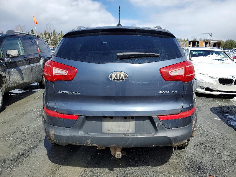 2013 Kia Sportage VIN KNDPCCA24D7479642 COPART salvage auction — FRONT END, Qc - Gravement Accidente, sold $800 on 2026-07-14 (photo 6)