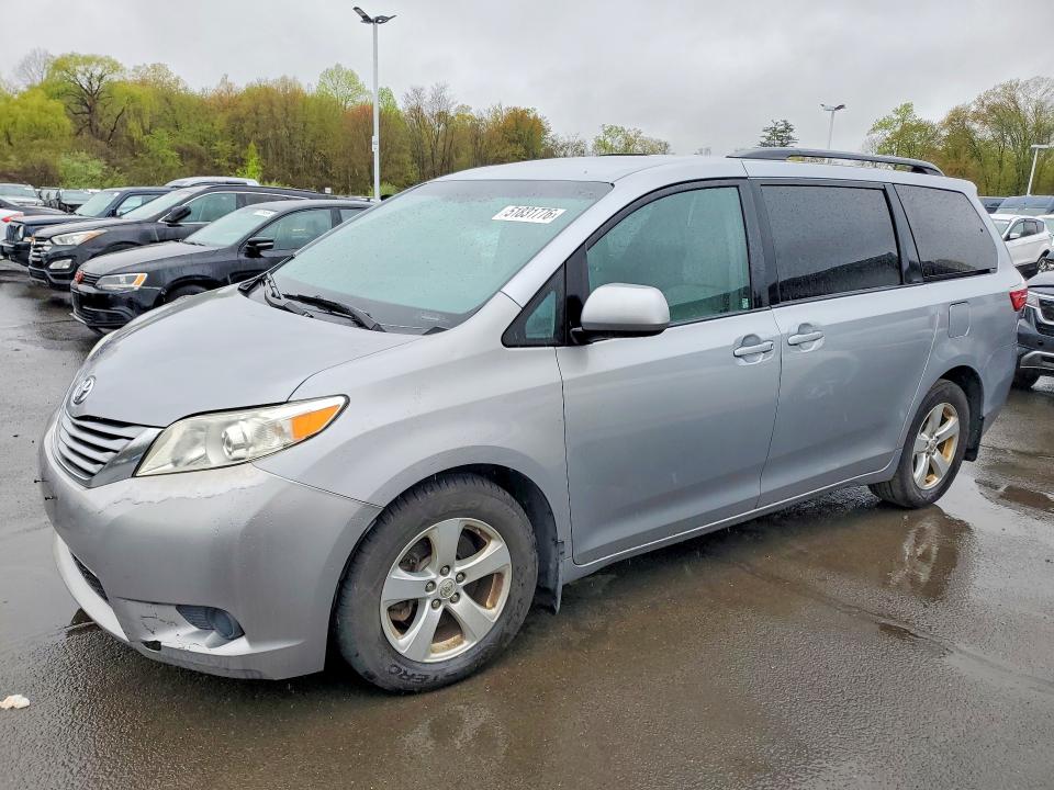 2017 Toyota Sienna VIN 5TDKZ3DC6HS782155 COPART salvage auction — REAR END, Ct - Certificate Of Title (P), sold $3,950 on 2026-07-23 (photo 1)