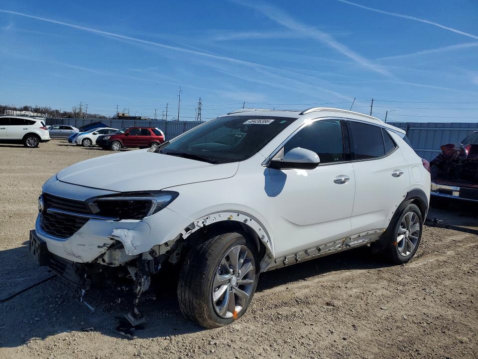 2022 Buick Encore VIN KL4MMFSL7NB086722 COPART salvage auction — FRONT END, Ia - Cert Of Title-Salvage Title, sold $4,850 on 2026-07-08 (photo 1)