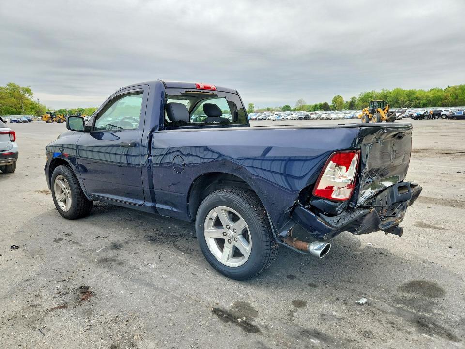 2012 Dodge Ram 1500 VIN 3C6JD6AT9CG193258 COPART salvage auction — REAR END, Nj - Cert Of Title-Salvage, sold $425 on 2026-07-02 (photo 2)