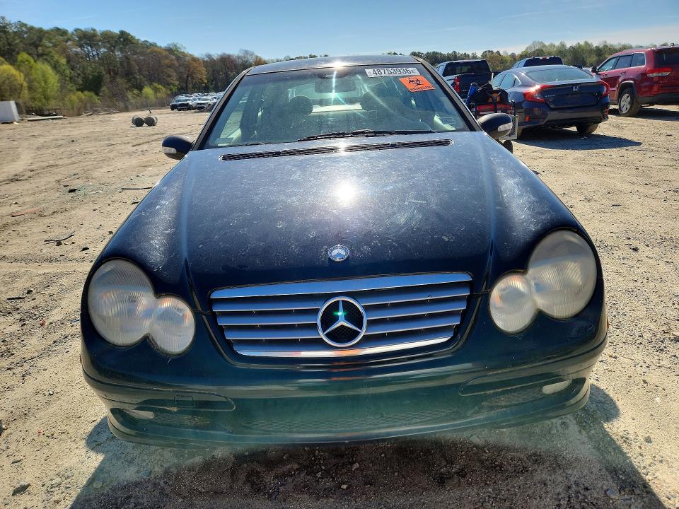 2002 Merz C-class VIN WDBRN47J82A164638 COPART salvage auction — MECHANICAL, CT, sold $250 on 2026-07-28 (photo 5)