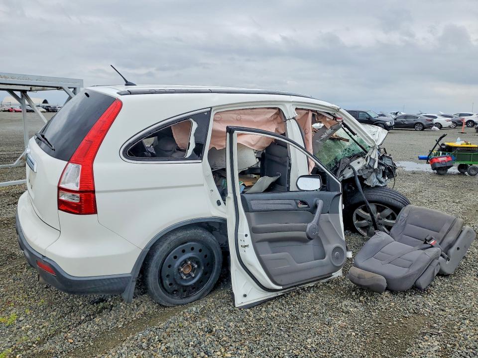 2008 Honda Crv VIN JHLRE385X8C044210 COPART salvage auction — ROLLOVER, Ca - Salvage Certificate, sold $100 on 2026-07-14 (photo 3)