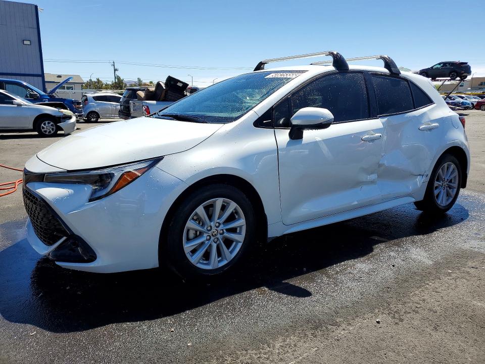 2025 Toyota Corolla VIN JTND4MBE3S3250433 COPART salvage auction — SIDE, NV - CERTIFICATE OF TITLE, sold $10,400 on 2026-07-30 (photo 1)